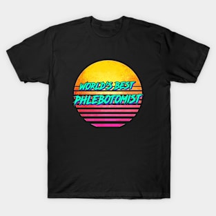 1980s Retro Phlebotomist Gift T-Shirt